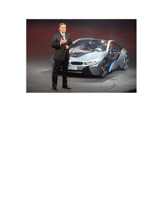 BMW i8 electric hybrid concept car