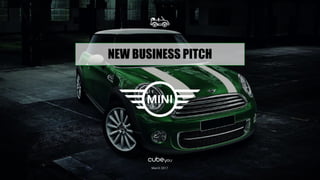 NEW BUSINESS PITCH
March 2017
 