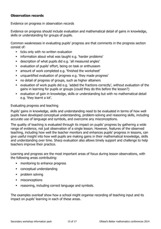 Plus Two Maths Lab Observation Notes.pdf Better mathematics workshop pack spring 2015: secondary | PDF