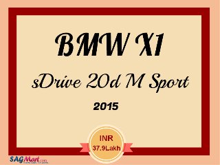 BMW x1 s drive 20d m sport