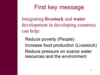 Livestock water productivity and its implications for developing countries: harnessing WP in crop-livestock systems of SSA
