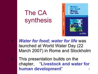 Livestock water productivity and its implications for developing countries: harnessing WP in crop-livestock systems of SSA