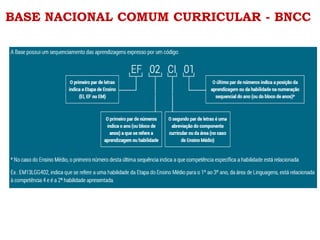 BASE NACIONAL COMUM CURRICULAR - BNCC
 