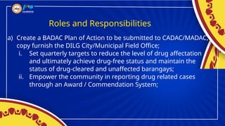 Barangay Peace and Order Council and Barangay Anti-Drug Abuse Council ...