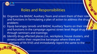 Barangay Peace and Order Council and Barangay Anti-Drug Abuse Council ...