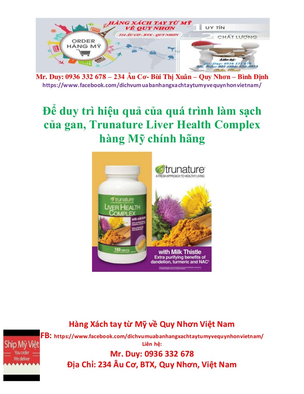 Bảng giá order hàng mỹ xách tay về quy nhơn bảo đảm