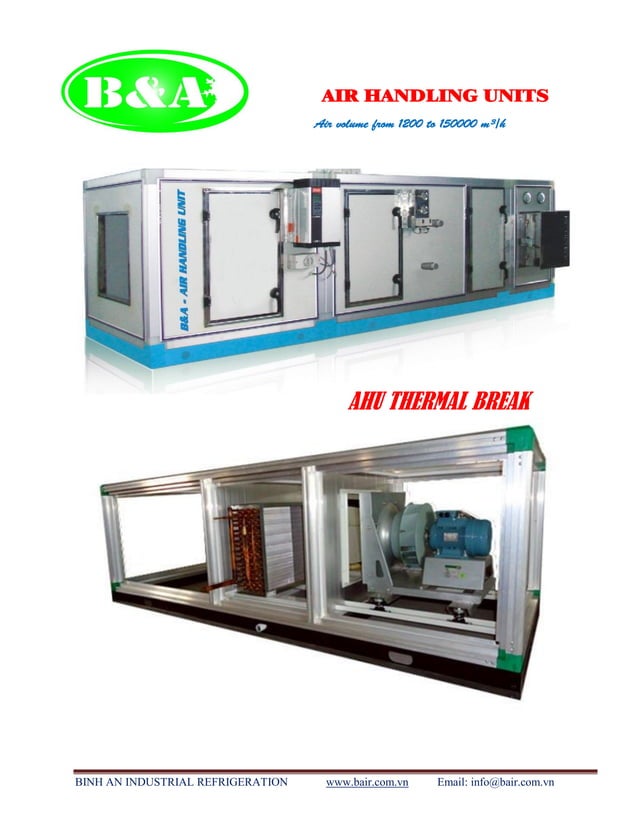 Bình an ahu catalog PDF Home Appliances Home & Garden