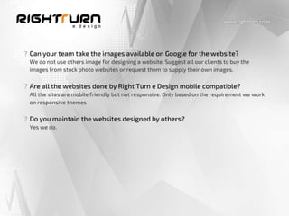 Right Turn e Design - BNI 8 Min Presentation