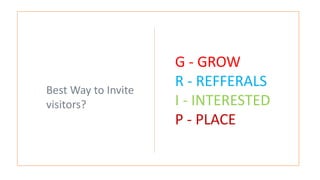 Inviting Visitors Inviting Visitors to BNI - Anishkaa Gehani | PDF