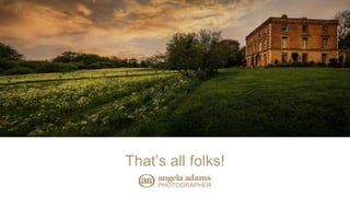 That’s all folks!
 