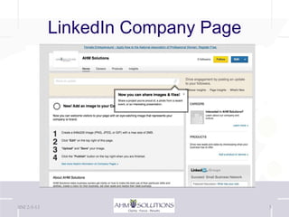 LinkedIn Company Page




BNI 2-5-13                           5
 