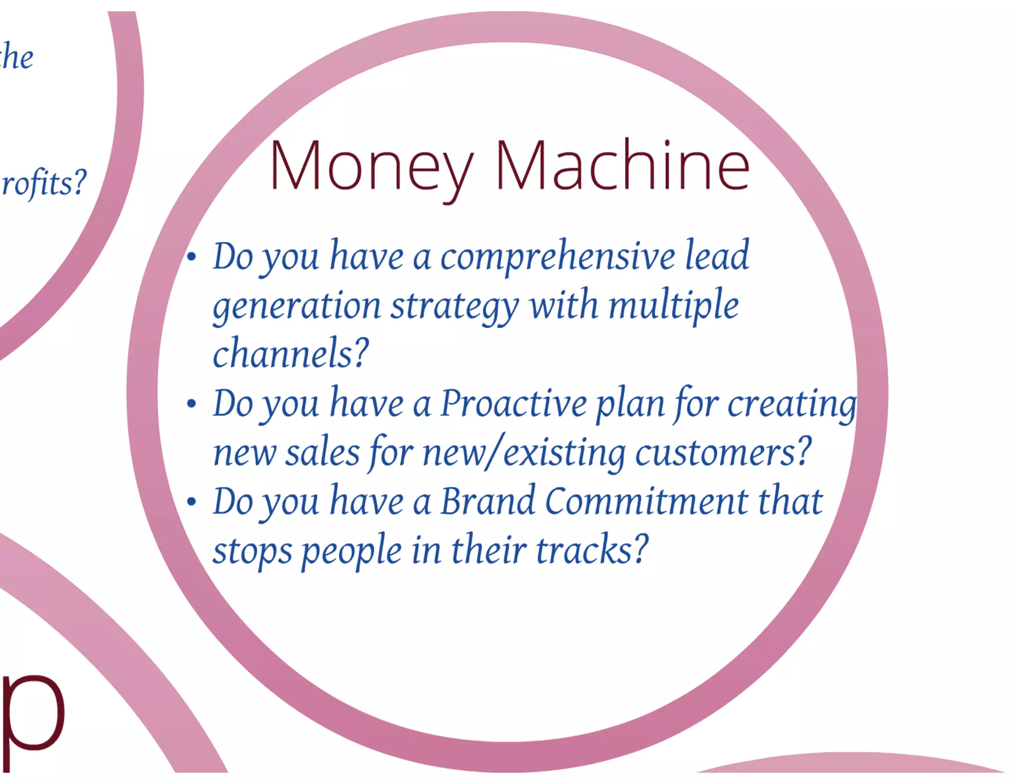 BNI 8 minute presentation 2014