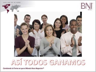 BNI Connect - Menús