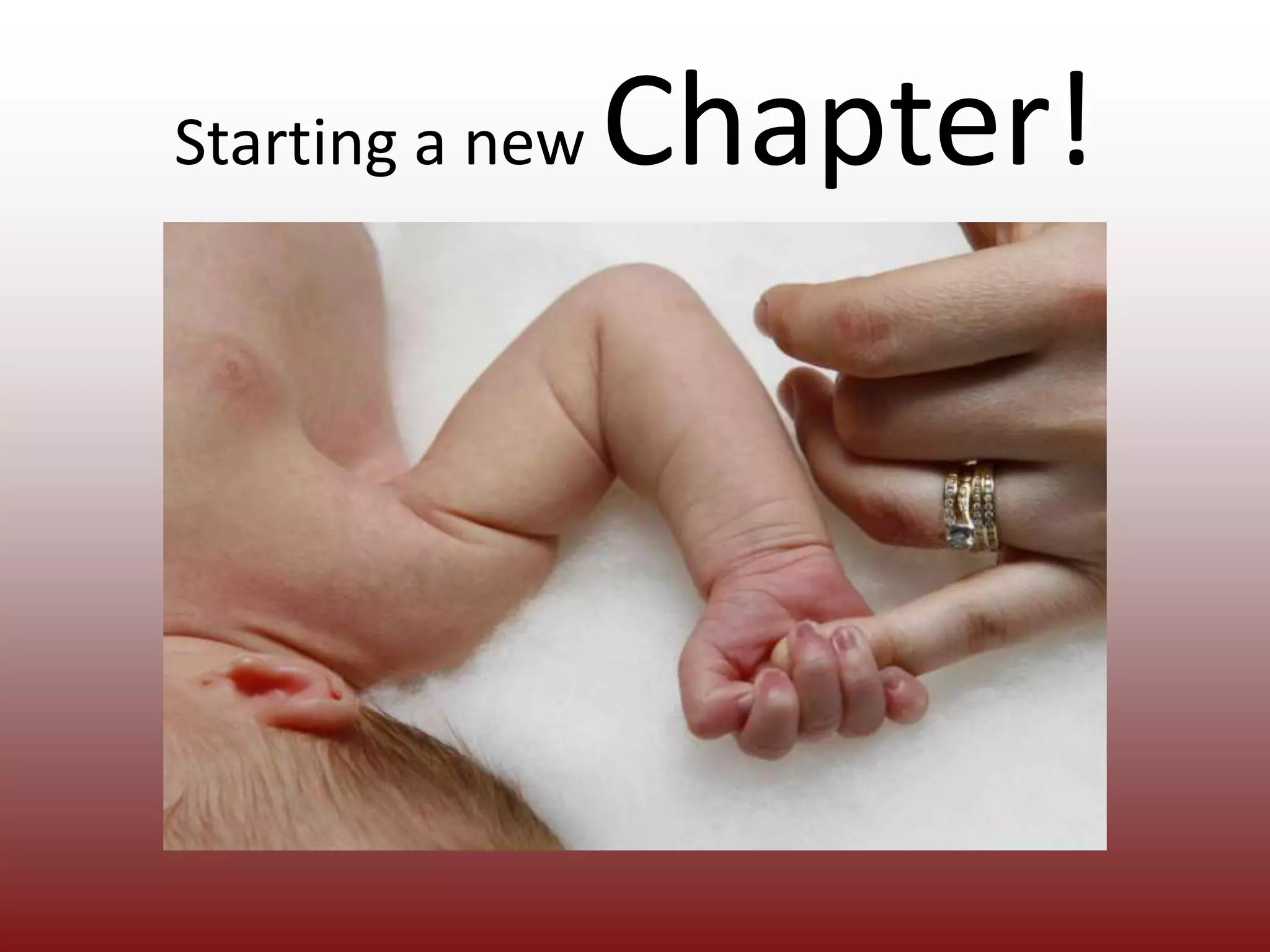 Starting a new Chapter!