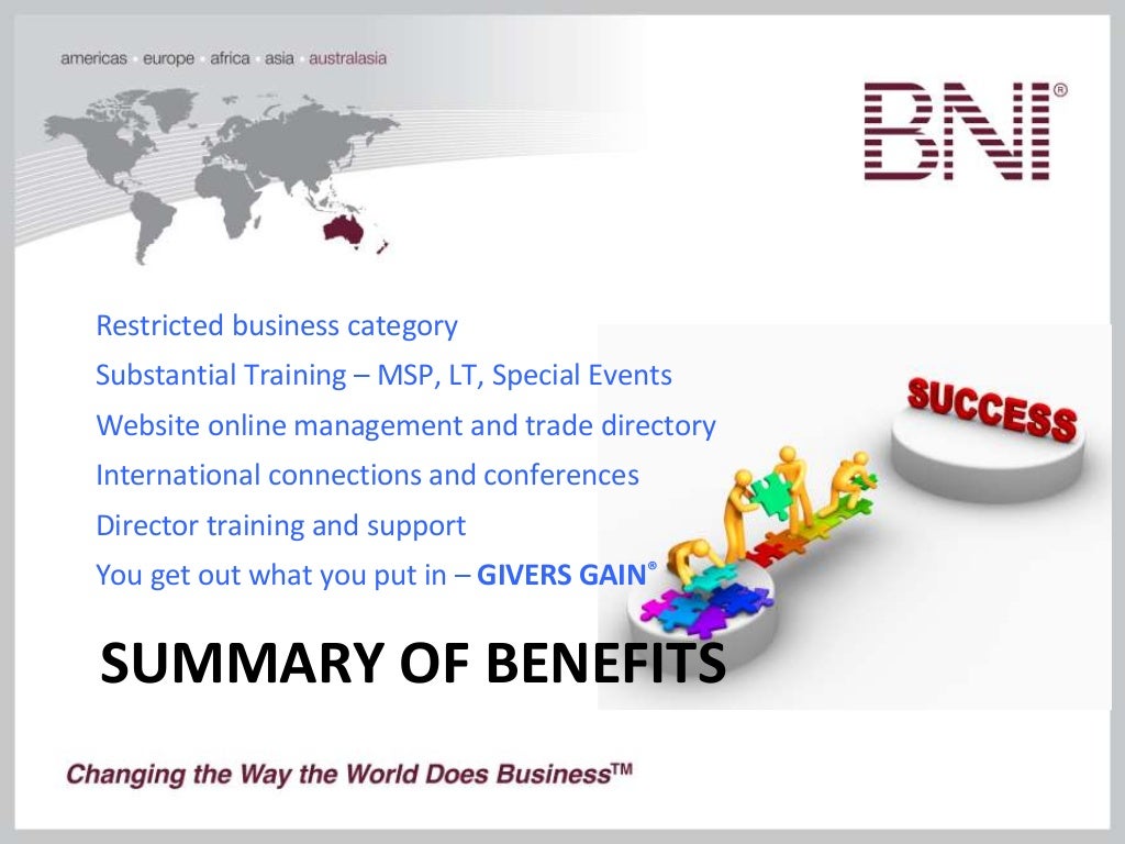 Bni information Overview