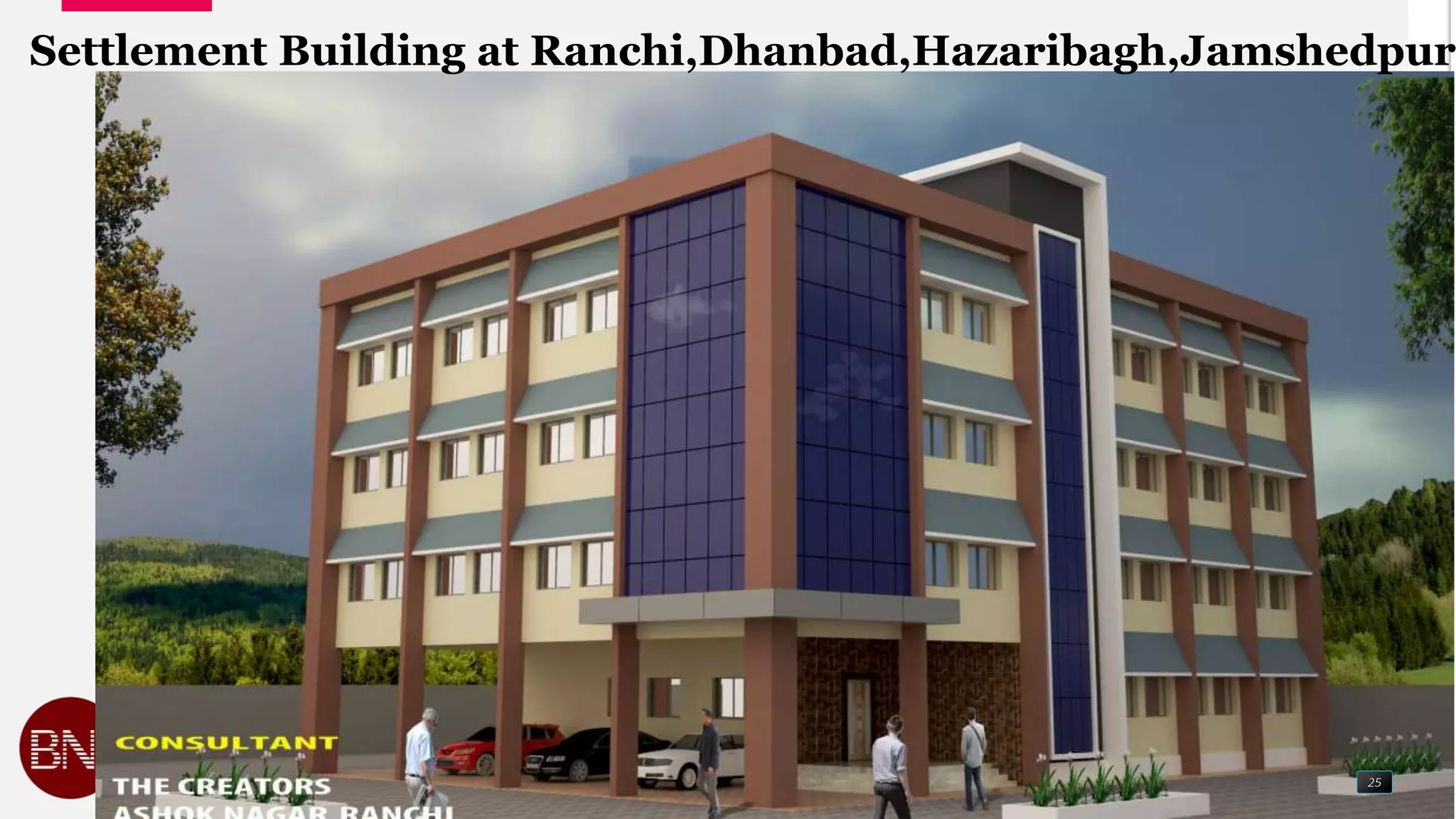 25
Settlement Building at Ranchi,Dhanbad,Hazaribagh,Jamshedpur
 