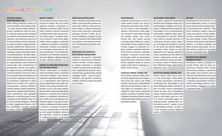 Slovník Bielej noci
         SúčASné uMEnIE /                            OBJEKt / OBJECt                           InštALáCIA/InStALAtIOn                    PErFOrMAnCE                               nOVé MéDIá / nEw MEDIA                     nEt Art
         COntEMPOrAry Art                            Ide o priestorovú formu umenia, ktorú     pojem inštalácia predstavuje od roku      umelecká „performance“ je druh ak-        Ide o jednu z najnovších umeleckých        označované tiež ako Internet art, je
         podľa väčšiny historikov umenia, sa         nevytvoril umelec sám, ale vznikol        1960 vo svete súčasného umenia ume-       čného umenia (action art), ktorý je       disciplín, ktorá zoskupuje všetky ume-     forma digitálneho umenia, ku ktorej
         vznik súčasného umenia datuje od 60.        spojením bežných, vyhodených či           lecké dielo (väčšinou trojrozmerné),      definovaný momentom jeho realizá-         lecké postupy a stratégie, ktoré vychá-    diváci a konzumenti pristupujú výluč-
         – 70. rokov, aj keď sa niektorí prikláňa-   nájdených predmetov (objet trouvé)        ktoré vzniklo na základe kombinácie       cie. Ide o dielo vo forme podujatia či    dzajú a vznikajú pomocou najnovších        ne prostredníctvom internetu. táto
         jú skôr k začiatku 80. rokov 20. storo-     alebo vložením bežného predmetu           dvoch alebo viacerých umeleckých          udalosti. performance vzniká spája-       technológií či už to sú komunikačné,       forma obchádza tradičné výstavné
         čia. súčasné umenie priamo nadväzuje        z každodenného života do sveta ume-       postupov, techník či médií. jej cie-      ním viacerých umeleckých disciplín        elektronické, digitálne alebo vedec-       miesta ako galérie a múzeá; digitál-
         na moderné umenie (impresionizmus,          nia (ready-made). V priebehu desať-       ľom je modifikovať, reagovať na daný      ako divadlo, pohyb, zvuk, socha,          ké technológie 20. storočia. medzi         ne dielo sa častokrát prezentuje for-
         kubizmus, nový realizmus, pop art); je      ročí sa vytvorili rôzne formy objek-      priestor a ponúknuť tak návštevníkovi     kresba, atď., kde umelec pracuje          nové médiá sa neradia televízne, či        mou web stránky, e-mailu, flashovej
         to umenie dneška, ktoré sa neprestaj-       tového umenia: spájanie vyrobených        nový pohľad, novú skúsenosť na oko-       s vlastným telom (body art), vytvára      rozhlasové záznamy, knihy, časopi-         animácie alebo pomocou špeciálneho
         ne vyvíja a je akýmsi zrkadlom aktuál-      a nájdených predmetov (asambláž),         lité architektonické prostredie (envi-    živé plastiky (living sculpture) alebo    sy, či iné papierové publikácie, aj keď    softvéru. V mnohých prípadoch má
         nej doby a spoločnosti. súčasné ume-        zakrývanie, či balenie vecí (paketáž),    ronment).                                 kriticky reaguje na súčasnosť (ro-        pri ich výrobe boli použité digitálne      divák možnosť spoluúčasti, čím do-
         nie sa prostredníctvom nových techník       ich hromadenie (akumulácie), stlá-                                                  dové, sociálne a politické kontexty).     zariadenia. nové médiá sa začali           káže aktívne zasiahnuť do tvorivého
         a postupov zaoberá aktuálnymi téma-         čanie (kompresie), či privlastňovanie     InštALáCIA SItE-SPECIFIC /                performance premieňa myšlienku            objavovať až po nástupe grafických         procesu umeleckého diela.
         mi a problematikami. Ide však o špeci-      predmetov a ich kontextov (apropriá-      SItE-SPECIFIC InStALAtIOn                 na gesto. V minulosti, tak ako dnes,      prvkov v počítačoch po roku 1980 a ide
         fický umelecký prúd, ktorý nezahŕňa         cia) a pod. objekty a nájdené predmety    Inštalácia „site-specific“ („špecifické   jej hlavným cieľom je improvizácia,       hlavne o elektronické umenie, video        IntErAKtíVnE uMEnIE /
         tvorbu všetkých žijúcich umelcov. me-       sú často súčasťou inštalácií.             miesto“) je vytvorená pre konkrétne       experimentovanie, skúmanie nových         umenie, softvérové umenie, generatív-      IntErACtIVE Art
         dzi najvýraznejšie prúdy súčasného                                                    miesto či priestor, na ktorý nadväzu-     foriem, zapojenie diváka do procesu       ne umenie, umenie virtuálnej reality,      Interaktívne umenie si vyžaduje ak-
         umenia patrí, napr. minimalizmus či         uMEnIE VO VErEJnOM PrIEStOrE /            je, reaguje a odvoláva sa. Vychádza       tvorby, pričom akcia sa obyčajne ne-      tele-robotické umenie, hypermédiá,         tívneho diváka, ktorý sa stáva ne-
/ 36 /




                                                                                                                                                                                                                                                                       / 37 /
         konceptuálne umenie, kde myšlien-           Art In PuBLIC SPACE                       z histórie, pamäti miesta a charakteru    skúša a nemá reprízy.                     hypertext, a pod.                          vyhnutnou súčasťou diela. svojou
         ka, nápad, koncept sú dôležitejšie ako      umenie zaoberajúce sa dialógom            často negalerijného priestoru (prie-                                                                                           prítomnosťou, pohybom a správaním
         samotné estetické stvárnenie diela,         medzi umeleckým dielom, mestským          myselné haly, opustené domy, bývalé       VIZuáLnE uMEnIE / VISuAL Art              DIgItáLnE uMEnIE / DIgItAL Art             dielo spúšťa, mení a dotvára. Dnes sa
         čo je častokrát ťažko pochopiteľné na       prostredím a divákom. jeho cieľom je      synagógy, krajina – land art a pod.).     Druh umenia, vnímaný zrakom, ktoré-       súčasť nových médií, ktorá využí-          veľká časť interaktívneho umenia radí
         prvý pohľad a vyžaduje si podrobnej-        poukázať na špecifiká daného priesto-     Inštalácia „site-specific“ je väčšinou    ho hlavné vyjadrovacie prostriedky sú     va nové technológie a  informatiku         medzi digitálne umenie, ktoré vyplýva
         šie vysvetlenie, zamyslenie či rešerš       ru, a v neposlednom rade vdýchnuť         unikátna, dočasná a nedá sa presunúť      línia, farba, tvar, svetlo a pod. medzi   na tvorbu, prezentáciu a produkciu         z najnovšie upravovaných počítačov,
         (vďaka čomu vzniklo v 80. rokoch aj         život a nový pohľad mestu a jeho oby-     na iné miesto.                            vizuálne umenia patrí predovšetkým        umeleckých diel. technológia sa tak        rôznych technológii, senzorov a zloži-
         nové povolanie – kultúrny mediátor).        vateľom. ulice, parky, námestia či par-                                             výtvarné umenie (maľba, kresba, so-       stáva základným médiom a prostried-        tých softvérov reagujúcich na pohyb
         súčasné umenie si svojím rozmachom,         koviská, si tak na istú dobu prepoži-                                               cha), ďalej sú to fotografia, film, ar-   kom na tvorbu nových umeleckých            a správanie diváka.
         popularitou vydobylo dôležité posta-        čajú charakter výstavných galerijných                                               chitektúra, video tvorba, počítačová      foriem, ako napr.: net art, interaktívne
         venie v spoločnosti, čoho najlepším         priestorov a ponúknu tak umelecký                                                   grafika a animácia či grafický dizajn.    umenie, virtuálna realita, elektronické
         dôkazom sú špecializované múzeá             zážitok aj náhodným okoloidúcim,                                                    V dejinách umenia je vizuálne umenie      umenie, nové média, cyber art, a iné.
         súčasného umenia (moma v new yor-           ktorí možno nie sú pravidelnými náv-                                                vnímané ako opak hudby, literatúry či     V 70. rokoch sa používal pojem „po-
         ku, Centre George pompidou v parížia        števníkmi galérií, čo prispieva k ume-                                              scénického umenia.                        čítačové umenie“, následne išlo o „in-
         a v metz, Guggenheim múzeum v Bil-          leckému vzdelávaniu širokej verejnos-                                                                                         formatické umenie“, neskôr to bolo
         bao, tate modern v londýne, mumok           ti. umenie vo verejnom priestore je                                                                                           „multimediálne umenie“, až kým sa
         vo Viedni a ďalšie).                        čoraz viac populárnejšie, čo dokazuje                                                                                         z  neho oficiálne nestalo digitálne
                                                     aj vznik nových študijných odborov,                                                                                           umenie.
                                                     ako napríklad „Kultúrne projekty
                                                     vo verejnom priestore“ na parížskej
                                                     sorbone.
 