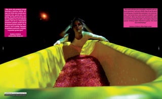 „Táto akcia vám poskytne krásny              “This event will give you a beautiful, aesthetic and cul-
         estetický a kultúrny zážitok. Mi-            tural experience. Last year (2010), they lit up the park.
         nulý rok (2010) nám osvietili park.          I’m telling you, it looked like a fairytale. For a few min-
         A poviem vám, vyzeral ako z roz-             utes, I just stood there and wondered whether I was
         právky. Pár minút som tam len stá-           dreaming it. When my friend and I pinched each other,
         la a rozmýšľala či sa mi to náhodou          we started to examine the lights. Just imagine, they were
         nesníva. Keď sme sa s kamarátom              spoons. Ordinary lights attached to spoons. The result
         dostatočne vyštípali, pustili sme sa                              was breathtaking!”
         do skúmania týchto svetielok. Pred-
         stavte si, boli to lyžičky. Obyčajné,                 Gabriela Staňová, White Night visitor
         na lyžičkách pripevnené, svetielka.
               A výsledok vyrážal dych!“

                  Gabriela Staňová,
                návštevníčka Bielej noci
/ 12 /




                                                                                                                    / 13 /
         Lukáš Matejka / Hladina / Hlavná 81 / 2010
         tanečná performance / dance performance
 