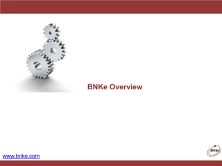 BNKe Overview




www.bnke.com
                    0
 