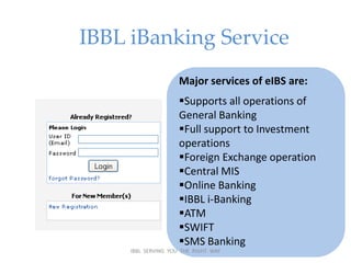 online performance of IBBL