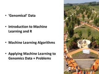 An Introduction to Machine Learning and Genomics | PDF