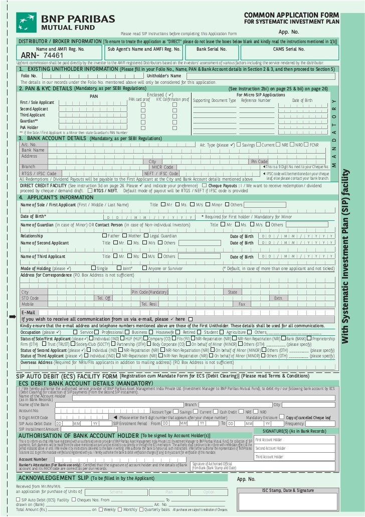 Bnp paribas tax advantage plan application form