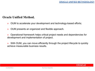 Oracle Method P | PPTX | Computer Software and Applications | Computing