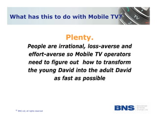 Business Model for Broadcast Mobile TV