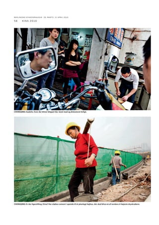 BERLINGSKE NYHEDSMAGA SIN 26. MARTS - 8. APRIL 2010

52

kina 2010

Forgyldt af solen
Som 47-årig har Shi Zhengrong opnået stort set alt, der er at opnå i Kina. Han er en af landets
rigeste, han er udråbt som en Kinas store sønner, og han er i magasinet Forbes kåret som årets
forretningsmand i Asien. Milliardæren, der på under ti år har skabt sin formue på solceller, ser
selv sin historie som en koncentreret udgave af Kinas udvikling.
AF SØREN SPRINGBORG
OG ANDERS ROSTGAARD
FOTO: SØREN BIDSTRUP, WUXI

D

et er en milliardær
på
hjemmebane,
man møder i
solcelleﬁrmaet
Suntechs imponerende nye
hovedsæde i byen Wuxi lidt vest for
Shanghai.
Afslappet klædt i et stilsikkert
jakkesæt tager Shi Zhengrong imod
i sit gigantiske kontor svævende
øverst oppe på sjette sal i den solcellebeklædte lobby. Han lader dog
straks forstå, at hans tid er begrænset, for om lidt venter et andet vigtigt møde. Da vi fortæller ham, at vi
har mødtes tidligere, til et klimaseminar i København i foråret 2009,
nikker han distræt uden den store
genkendelse.
Dengang stod han alene i en lobby i Bella Centret, ubemærket af et
par hundrede primært danske og
skandinaviske topchefer, og han
havde god tid til at hilse på en dansk
journalist.
Tilsyneladende var de danske
topchefer ikke klar over, at den stil-

le kineser i hjørnet ifølge magasinet Forbes var verdens 396. rigeste
person i 2008. Og Kinas 58. rigeste
– med en personlig formue dengang
på små 6 mia. kr. I dag nærmer formuen sig sandsynligvis mindst det
dobbelte. Imponerende i sig selv.
Men endnu mere imponerende, når
man tager i betragning, at formuen
er skabt på under ti år.
For i år 2000 var kinesiskfødte
Dr. Shi – som hans ansatte kalder
ham – kun en almindeligt velhavende universitetsprofessor, der havde
studeret og skabt sig en karriere i
Australien og udviklet et nok avanceret, men forholdsvis lille solcelleﬁrma.
Karrieren som selvstændig tog for
alvor fart, da de kinesiske myndigheder i 2001 kontaktede Dr. Shi med
et tilbud, han ikke kunne afslå:
”Lån 30 mio. kr. af den kinesiske stat på meget favorable vilkår
og stift dit eget solcelleﬁrma i provinsen Wuxi. For vi ønsker, at sønner som dig skal komme tilbage til
Kina og blive fremtidens erhvervsledere.”
Sådan har Dr. Shi ved tidligere
lejligheder genfortalt samtalen.
I dag er han da også fuld af lovord over den kinesiske regerings erhvervsstrategi:
”I de seneste 30 år er den kinesiske økonomi vokset enormt. Vi kan
se det overalt – i vores infrastruktur,

vores industrianlæg og byudviklingen. Det er tankevækkende, at landet på så kort tid er nået dertil. Det
tror jeg i vid udstrækning skyldes
regeringens erhvervspolitik, hvor
man har givet erhvervslivet særlige
fordele i kraft af skattepolitik, egnsstøtte og lave jordpriser. Det har givet landet en fantastisk økonomisk
vækst, som virkelig har udviklet landet. Og ikke kun gavnet enkeltindivider som mig,” siger Dr. Shi.
En succeshistorie: De kinesiske partiledere må da også gnide sig i hænderne over deres fremsynethed i
2001. For de seneste ti år har været
en lang succeshistorie for Dr. Shis
ﬁrma, Suntech.
Ud over at selskabet har været i
stand til at udvikle solceller, der udnytter langt mere af solens energi
end tidligere set på markedet (op
mod 19 procent), har selskabet nydt
godt af den billige kinesiske arbejdskraft og et boomende marked
for vedvarende energi. Selskabets
omsætning er således gået fra nul
i 2001 til 9 mia. kr. i 2009 med et
overskud på 1,7 mia. kr.
”Fremover vil Kina være et land
baseret på bæredygtig grøn vækst.
Det vil forandre det Kina, vi kender i
dag. Vi ser også et stærkt skifte mod
innovation. I fortiden har Kina været
en stor kopi-nation. De udenlandske
selskaber, der har haft produkti-

 