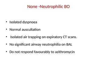 Bronchiolitis obliterans lecture definition and causes, treatment.pptx
