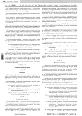 Documento descarregado pelo utilizador Adilson (10.8.0.12) em 06-08-2012 15:32:50.
                                                                                    © Todos os direitos reservados. A cópia ou distribuição não autorizada é proibida.


                  898     II SÉRIE — NO 50                     «B. O.» DA REPÚBLICA DE CABO VERDE — 3 DE AGOSTO DE 2012
                    2. O disposto no número anterior não prejudica a obrigação das                   particular a conformidade da respectiva assinatura com a do documento
                  empresas disponibilizarem a mesma informação noutro âmbito, no-                    de identiﬁcação apresentado (Bilhete de Identidade, Cartão de Residên-
                  meadamente em sede de acordos de interligação.                                     cia ou Passaporte). Tratando -se de pessoa colectiva, deve igualmente
                                                                                                     ser apresentado ao PR documento que comprove a capacidade do sig-
                     3. As empresas devem consultar regularmente a informação dispo-                 natário para assinar a denúncia em representação da pessoa colectiva.
                  nibilizada na Extranet de portabilidade.
                                                                                                        3. O PR deve enviar mensalmente ao Pdo ou Pde, por qualquer meio
                     4. Sem prejuízo da legislação relativa à protecção de dados pessoais            que permita a correcta identiﬁcação do assinante e respectiva assinatu-
                  e da privacidade, as empresas devem disponibilizar mutuamente a                    ra, os documentos de denúncia relativos às portabilidades efectivadas
                  informação pertinente para o bom desenvolvimento dos processos de                  nos 30 dias anteriores, salvo acordo entre as empresas que estabeleça
                  portabilidade, nomeadamente a informação a que se referem os n.º s                 um procedimento diferente.
                  2 e 3 do artigo 17.º
                                                                                                        4. A denúncia para efeitos de portabilidade obedece aos mesmos
                     5. As empresas encontram-se obrigadas à correcta e eﬁcaz gestão e               requisitos deﬁnidos contratualmente pelo Pdo ou Pde para quaisquer
                  operacionalização dos procedimentos deﬁnidos para suporte à solução                outros tipos de denúncia.
                  de portabilidade, de modo a não provocarem a degradação dessa solução.
                                                                                                        5. Nos serviços pré-pagos, a denúncia é concretizada com o pedido
                     6. As empresas encontram-se obrigadas a suportar, nos seus sistemas             de portabilidade a apresentar ao PR nos termos do artigo 12.º, através
                  e sistemas da ER, os custos da solução automática de portabilidade                 de documento assinado pelo assinante, devendo o PR enviar os pedidos
                  existente, bem como os relativos a quaisquer alterações a essa solução,            ao Pdo ou Pde, nos termos referidos no n.º 3.
                  decorrentes de medidas regulatórias da ANAC, nomeadamente para
                  execução do artigo 11.º, adoptadas na sequência dos procedimentos de                  6. A denúncia do contrato produz efeitos no momento em que ocorre
                  consulta aplicáveis.                                                               efectivamente a portabilidade, entendendo-se como tal a ocorrência
                                                                                                     da janela de portabilidade acordada e respectiva actualização da BDR
                    7. As empresas são obrigadas a cumprir as determinações saídas                   pela ER.
                  da “CIP” e do contrato de prestação de serviços celebrado com a ER,
                  nomeadamente:                                                                        7. A denúncia associada a um pedido de portabilidade extingue-se
                                                                                                     nos seguintes casos:
                        a) Prestar os esclarecimentos necessários a CIP, nomeadamente
                               em matérias jurídicas, económicas, técnicas ou                                a) Por caducidade, decorridos 3 meses sobre a data da sua
                               funcionais, que aquela comissão solicite;                                           apresentação;

                        b) Integrar a CIP e respeitar as respectivas regras de funcionamento.                b) Por manifestação expressa de vontade do assinante dirigida
                                                                                                                    ao PD, apresentada ao Pdo ou Pde.
                    8. As empresas são obrigadas a desenvolver em tempo útil as acções
                  necessárias à resolução de falhas na origem do insucesso da portabili-               8. O disposto no presente artigo é aplicável aos casos em que haja
1 574000 002089




                  dade, seguindo as determinações previstas pelo CIP.                                mera alteração do contrato celebrado com o Pdo ou Pde, quando este
                                                                                                     contrato inclua outros números para além do número ou números a
                     9. As empresas que, no âmbito do n.º 5 do artigo 11.º, assumam todas            portar.
                  as obrigações e direitos a números do serviço extinto, devem enviar à
                  ANAC, 30 dias após o tempo de quarentena sobre a data de extinção                                                         Artigo 11.º
                  do serviço, a lista de números nessas condições e a data de assunção
                  das respectivas obrigações.                                                                                       Extinção do serviço

                                               CAPÍTULO III                                             1. Quando uma empresa pretende extinguir o serviço deve notiﬁcar
                                                                                                     previamente os respectivos assinantes da cessação da oferta, dentro
                                      Processos de portabilidade                                     dos prazos legais ou contratuais estabelecidos, informando-os da pos-
                                                                                                     sibilidade de portarem os seus números antes de expirado o tempo de
                                                  Artigo 9.º
                                                                                                     quarentena deﬁnido na alínea bb) do número 1 do artigo 2.
                                                 Processos
                                                                                                        2. A cessação da relação contratual ocorre quando termina o prazo
                                                                                                     de pré -aviso a que a empresa está obrigada ou em data posterior, se
                    1. Para além do disposto no presente capítulo, os processos de
                                                                                                     assim for estabelecido na notiﬁcação.
                  suporte à portabilidade encontram-se detalhados na Especiﬁcação de
                  Portabilidade referida na alínea h) do artigo 2.º, estando as empresas
                                                                                                        3. Sem prejuízo das sanções aplicáveis à empresa, a falta de notiﬁ-
                  obrigadas à sua execução.
                                                                                                     cação ao assinante nos termos do n.º 1, não prejudica o direito deste à
                    2. Os processos de portabilidade compreendem os seguintes proce-                 portabilidade, podendo requerê-la a partir do momento em que cessa
                  dimentos administrativos fundamentais:                                             a disponibilização do serviço, como tal veriﬁcada pela ANAC.

                        a) Cessação ou alteração do contrato celebrado com o Pdo ou                     4. A extinção do serviço é operacionalizada com as seguintes acções:
                              Pde, nos termos dos artigos 10.º e 11.º;
                                                                                                             a) Recuperação, pela ANAC, de todos os números cujos direitos
                        b) Pedido de portabilidade apresentado pelo assinante ao PR,                               haviam sido atribuídos à empresa por esta Autoridade,
                              nos termos dos artigos 12.º e 14.º;                                                  quer os números não activos à data da extinção, quer
                                                                                                                   todos aqueles que estando activos nessa data não foram
                        c) Pedido electrónico de portabilidade transmitido pelo PR ao                              portados durante o tempo de quarentena;
                               PD, nos termos dos artigos 12.º a 14.º
                                                                                                             b) Recuperação, pelos Pdo, de todos os números que haviam sido
                                                 Artigo 10.º                                                        portados para a empresa que extingue o serviço e que
                                                                                                                    durante o tempo de quarentena não são objecto de pedido
                                         Denúncia do contrato                                                       de portabilidade para outro operador;

                     1. A portabilidade implica a cessação do contrato existente entre o                     c) Assunção pelo PR de todos os direitos e responsabilidades
                  assinante que pretende a portabilidade e uma determinada empresa                                 associados aos números dos seus assinantes atribuídos
                  e a celebração de um novo contrato com outra empresa para onde o                                 primariamente à empresa do serviço extinto e que para
                  número ou números em causa são portados.                                                         ele haviam sido portados até à data dessa extinção, a
                                                                                                                   partir dessa datam;
                    2. A denúncia contratual, devidamente identiﬁcada como sendo
                  para efeitos de portabilidade, é dirigida ao Pdo ou Pde e entregue pelo                    d) Assunção pelo PR de todos os direitos e responsabilidades
                  assinante ao PR, devendo este veriﬁcar o documento de denúncia, em                               associados aos números dos assinantes atribuídos


                                      https://kiosk.incv.cv                                                      EDCD7F9B-E64A-4B88-BC07-EF1D9B38274C
 
