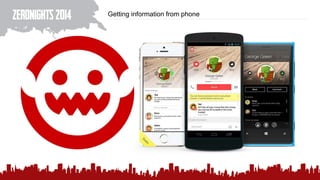 Getting information from phone
 