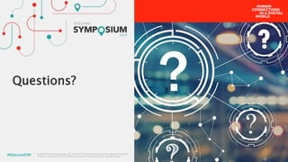 © 2001-2019 Sitecore Corporation A/S. Sitecore® and Own the Experience® are registered trademarks
of Sitecore Corporation A/S. All other brand names are the property of their respective owners.#SitecoreSYM
Questions?
 