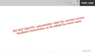 #SitecoreSYM© 2001-2019 Sitecore Corporation A/S. Sitecore® and Own the Experience® are registered trademarks of Sitecore Corporation A/S. All other brand names are the property of their respective owners.
 