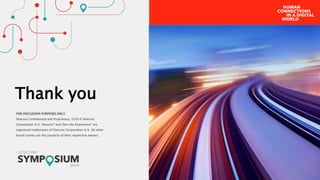 Thank you
FOR DISCUSSION PURPOSES ONLY.
Sitecore Confidential and Proprietary. ©2019 Sitecore
Corporation A/S. Sitecore® and Own the Experience® are
registered trademarks of Sitecore Corporation A/S. All other
brand names are the property of their respective owners.
 