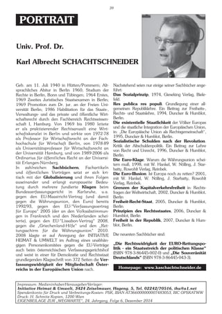 Argumente für den EU-Austritt | Prof. Dr. Schachtschneider