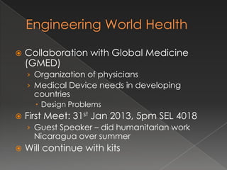 Contact Info
 For IP and OTM related questions:
  snadim3@otm.uic.edu
 For BioE as a career and other BME info:
  snadim3@uic.edu
 