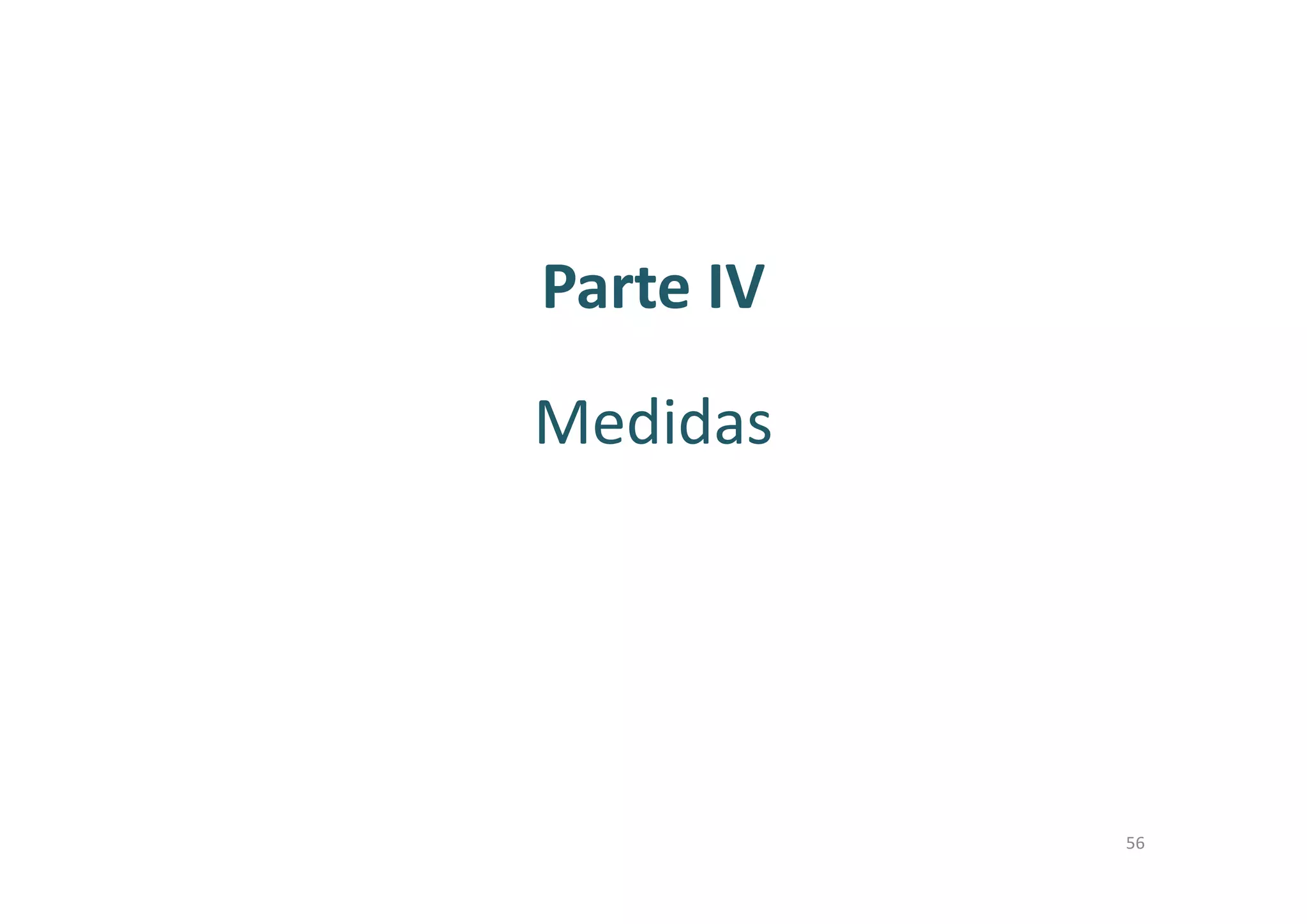 Parte IV
Medidas
56
 
