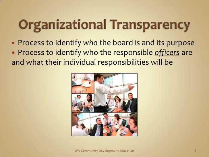 Board Transparency And Accountability
