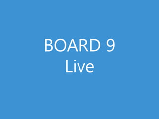 BOARD 9
Live
 