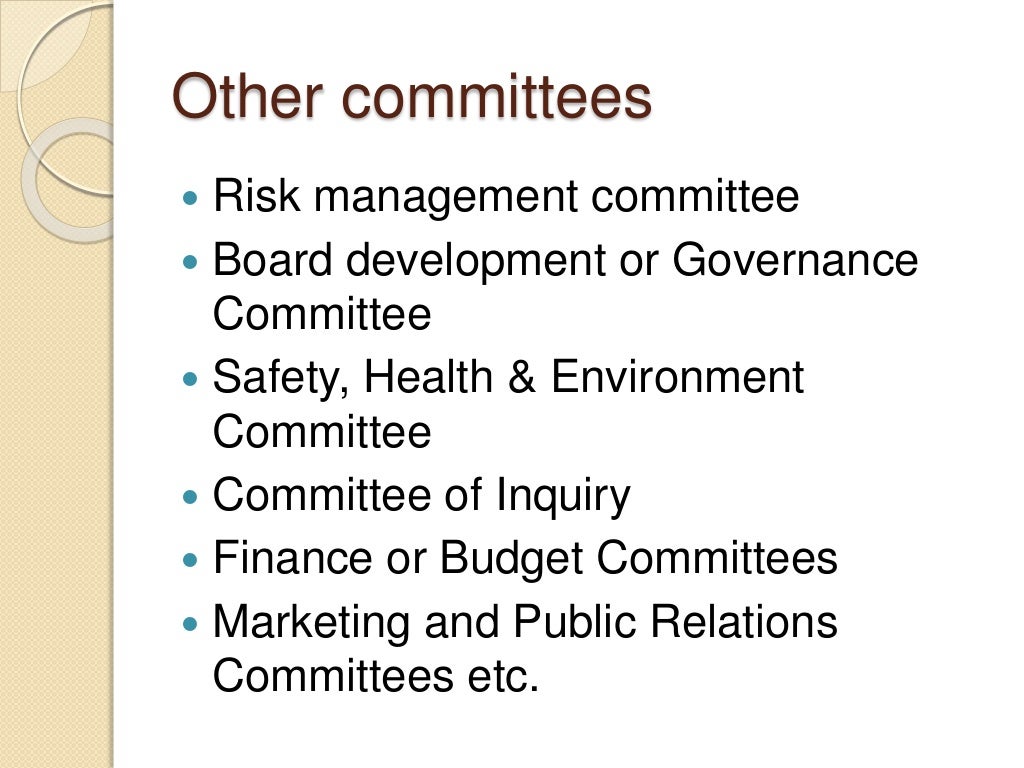 Board committees