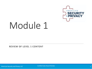 Board Cyber - Level 2 - Module 1.pptx