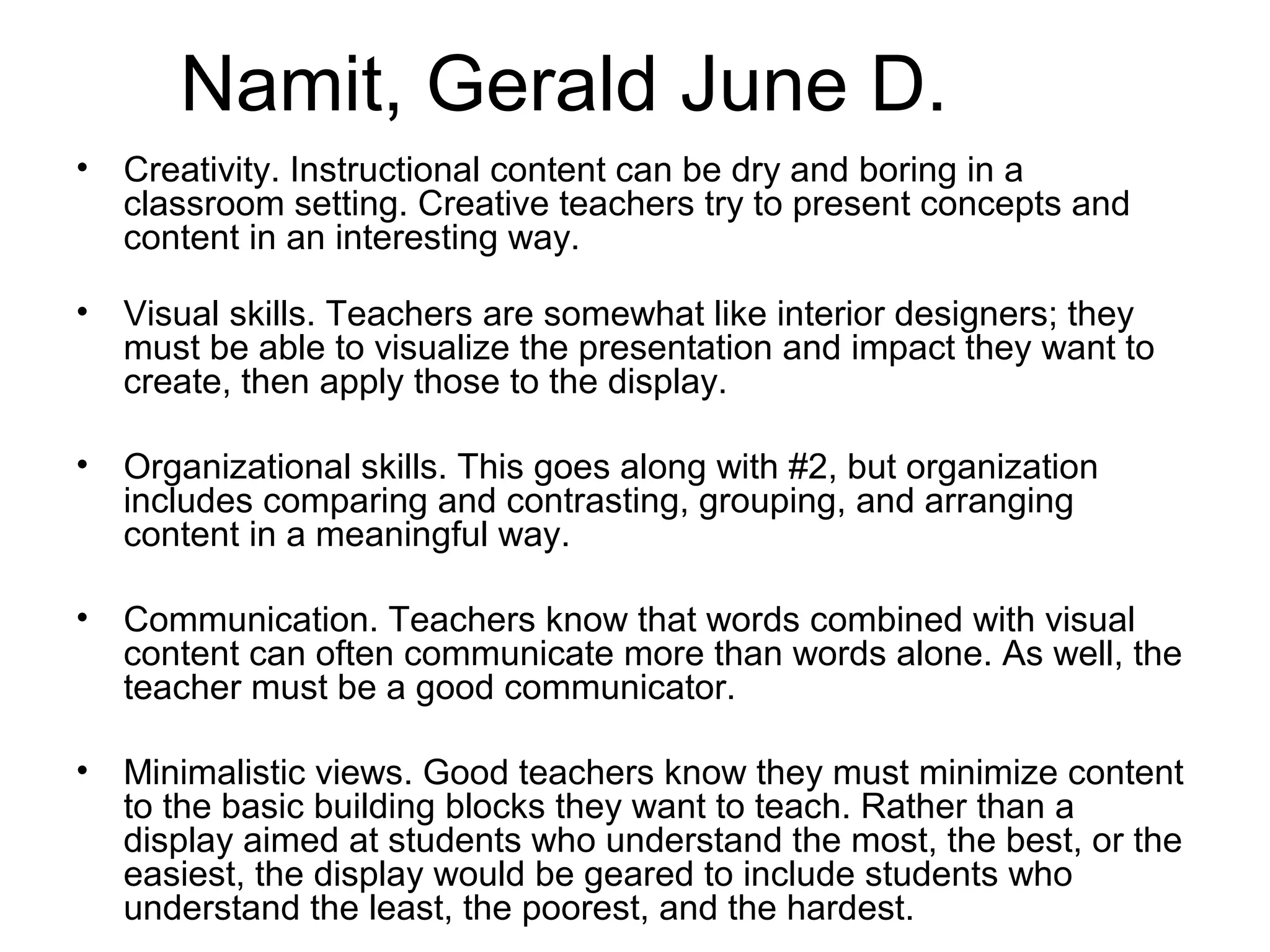 Board displays evaluation form (1) PPT