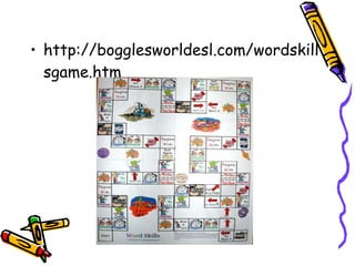 http://bogglesworldesl.com/wordskillsgame.htm 