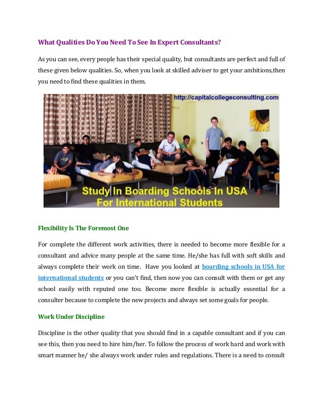 Boarding School Consultant
