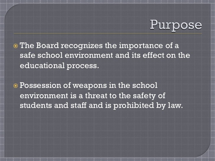 ED 517 Oral Presentation School Board Policy