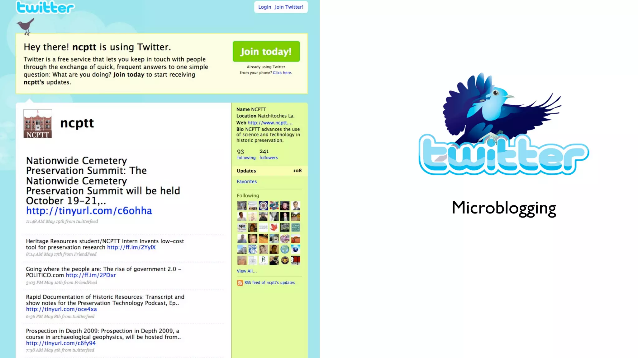 09 Board Meeting: Strengthening NCPTT's Leadership on the the Social Web