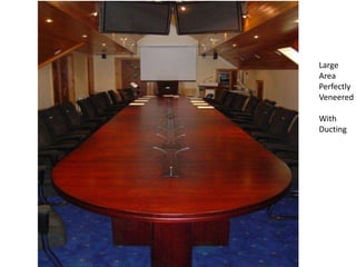 Large
Area
Perfectly
Veneered

With
Ducting
 