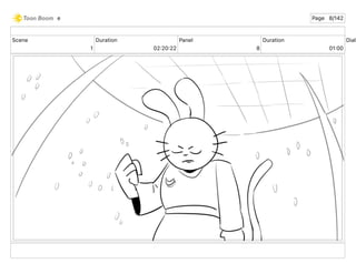 Scene
1
Duration
02 20 22
Panel
8
Duration
01 00
Dialo
e Page 8/142
 