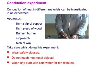 boardworks heat transfer conduction convection radiation | PPTX